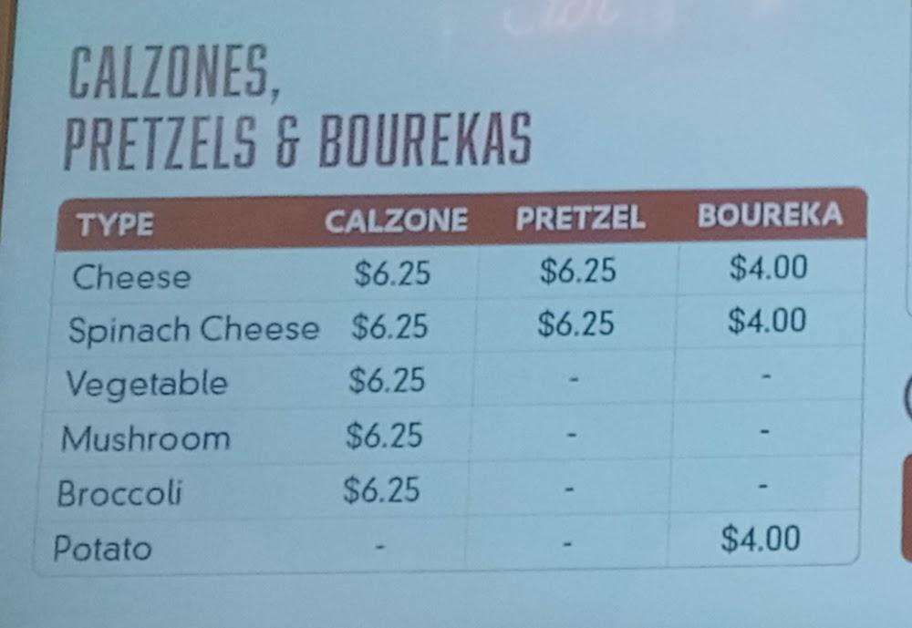 Jerusalem II Pizza Menu image 2